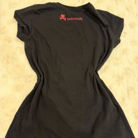 tokidoki Black Tee with Colorful Graphic - Picture 5 of 5